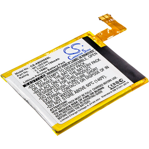 Amazon 515-1058-01 Battery 3.7V 750mAh Li-Polymer - Compatible Replacement