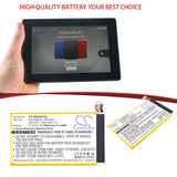Amazon Kindle Fire HD 2013 Battery 3.7V 4000mAh - Compatible Replacement