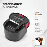 AEG GBS AA12V Battery 12V 2100mAh - Compatible Replacement