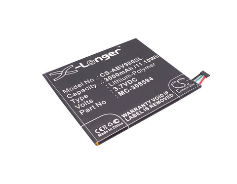 Amazon MC-308594 Battery 3.7V 3000mAh Li-Polymer - Compatible Replacement