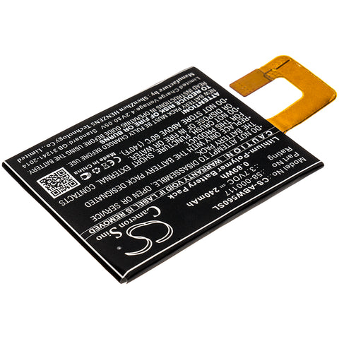 Amazon 223337 Battery 3.7V 240mAh Li-Polymer - Compatible Replacement
