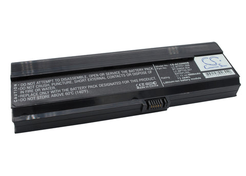 Acer TravelMate 3260ANWXCi Battery 11.1V 6600mAh - Compatible Replacement