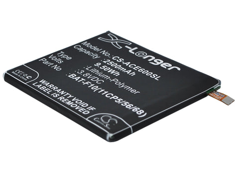 Cameron Sino CS-ACE600SL Battery 2500 mAh Li-Polymer — battery pack