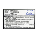 Acer UF424261F 1S1P Battery 3.7V 1300mAh - Compatible Replacement