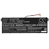 Acer TravelMate P2 TMP214-41G-R7BU Battery 15.4V 3500mAh - Compatible Replacement