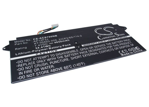 Acer Aspire V3 Battery 7.4V 4650mAh - Compatible Replacement