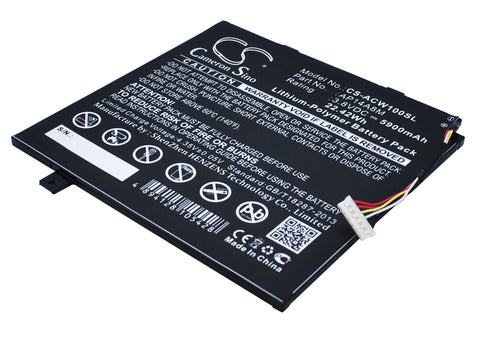 Acer Iconia Tab 10 A3-A30-122D Battery 3.8V 5900mAh - Compatible Replacement