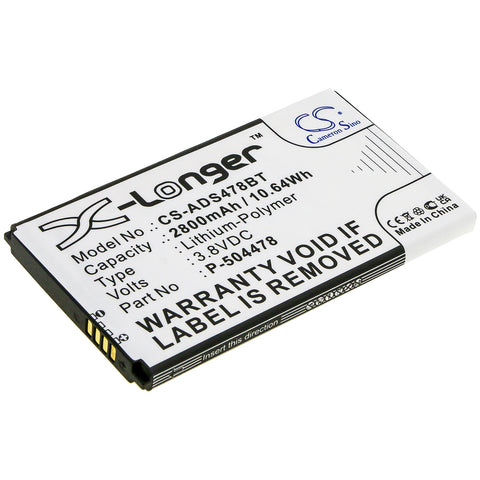 Cameron Sino CS-ADS478BT Battery 2800 mAh Li-Polymer — battery pack