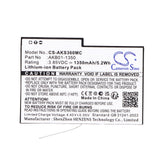 Cameron Sino CS-AKS360MC Battery 1350 mAh Li-ion — product view 6