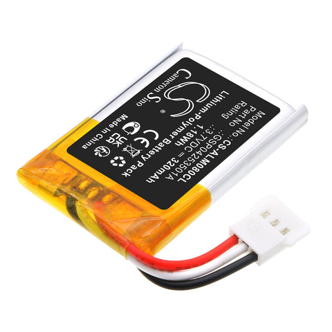 Cameron Sino CS-ALM080CL Battery 320 mAh Li-Polymer — battery pack