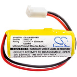 Alaris Medicalsystems 2860729 Battery 3V 2200mAh - Compatible Replacement