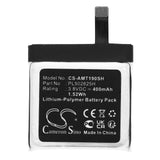 Cameron Sino CS-AMT190SH Battery 400 mAh Li-Polymer — product view 4