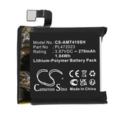 Cameron Sino CS-AMT410SH Battery 270 mAh Li-Polymer — product view 2