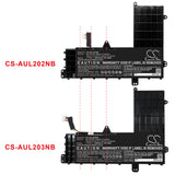Asus VivoBook E502NA-GO113T Battery 7.6V 4050mAh - Compatible Replacement