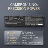 Cameron Sino CS-AUP141NB battery product view; supplier source 6