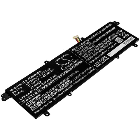 Asus Vivobook S15 S533EQ-APC1625T Battery 11.55V 4150mAh - Compatible Replacement