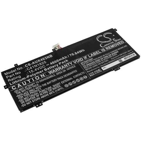 Cameron Sino CS-AUX403NB — whole battery angle with label