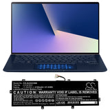 Asus Zenbook Flip 13 UX362FA-BP8505T Battery 11.55V 4150mAh - Compatible Replacement