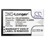 NEC G566 Battery 3.7V 1200mAh - Compatible Replacement