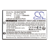Intek KT-950EE Battery 3.7V 1200mAh - Compatible Replacement