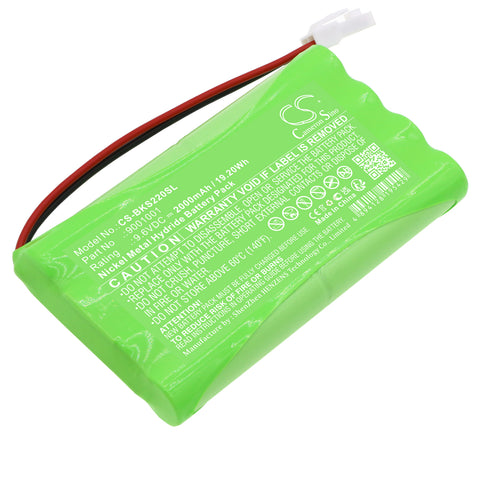 Somfy AXOVIA 220B Battery 9.6V 2000mAh - Compatible Replacement