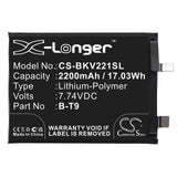 CS-BKV221SL battery product image 4