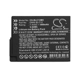 Panasonic Lumix DMC-GX8KBODY Battery 7.4V 800mAh - Compatible Replacement