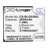 Explay Fresh Battery 3.7V 2000mAh - Compatible Replacement