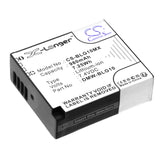 Panasonic Lumix DMC-LX100S Battery 7.4V 980mAh - Compatible Replacement