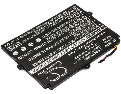 LG Optimus Pad L-06C Battery 3.7V 6400mAh Li-Polymer - Compatible Replacement