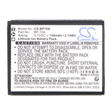 Samsung TL205 Battery 3.7V 740mAh - Compatible Replacement