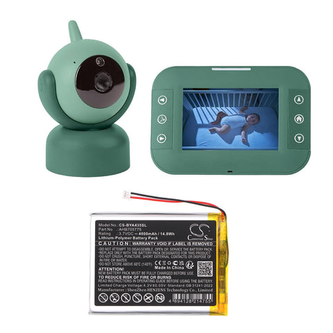 Babymoov Babyphone YOO Go+ HD Battery 3.7V 4000mAh - Compatible Replacement