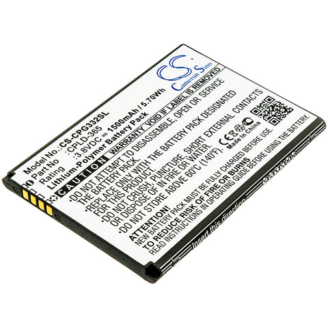 Coolpad 3320A Battery 3.8V 1500mAh Li-Polymer - Compatible Replacement