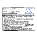 Cameron Sino CS-CX65SL battery product view; supplier source 2