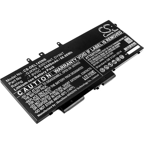 Dell Precision 15 3520 Battery 7.6V 8800mAh - Compatible Replacement