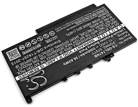 Dell Latitude 12 E7470 Battery 11.1V 3300mAh - Compatible Replacement