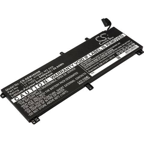 Dell XPS 15 9530 Battery 11.1V 5400mAh - Compatible Replacement