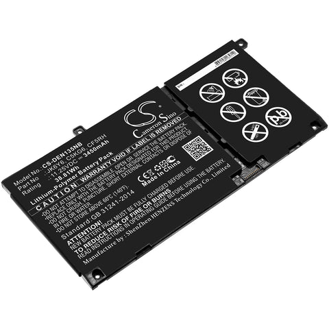Dell Latitude 15 3510 Battery 11.25V 3450mAh - Compatible Replacement