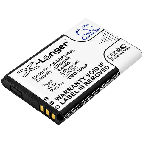 Doro 6041 Battery 3.7V 1200mAh Li-Ion - Compatible Replacement