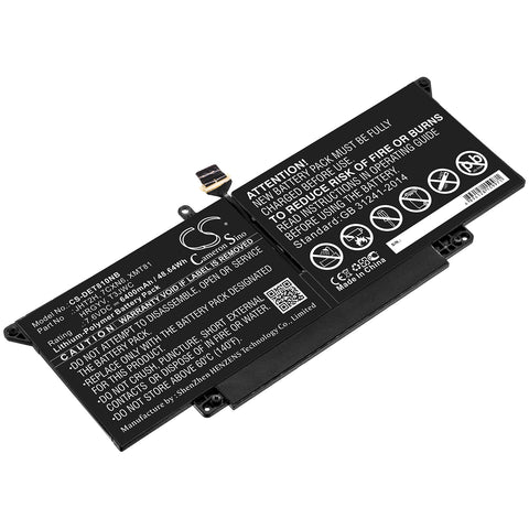 Dell Latitude 7410 2-in-1 Battery 7.6V 6400mAh - Compatible Replacement