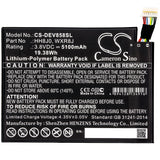 Cameron Sino CS-DEV858SL Battery 5100 mAh Li-Polymer — product view 4