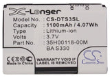 Dopod S700 Battery 3.7V 1100mAh - Compatible Replacement