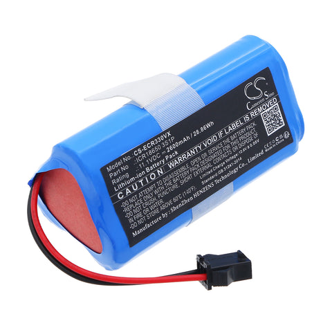 Ecovacs ICR18650 3S1P Battery 11.1V 2600mAh - Compatible Replacement
