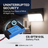 Eufy Security Solar Wall Light Cam S120 Battery 3.7V 5200mAh - Compatible Replacement