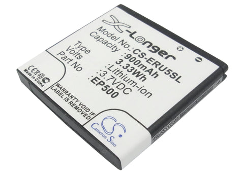 Sony Ericsson E15 Battery 3.7V 900mAh Li-Ion - Compatible Replacement