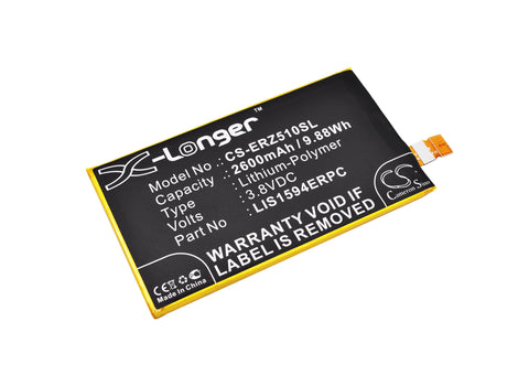 Sony Ericsson 1293-8715 Battery 3.8V 2600mAh Li-Polymer - Compatible Replacement
