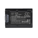 Sony HDR-CX520VE Battery 7.4V 600mAh - Compatible Replacement