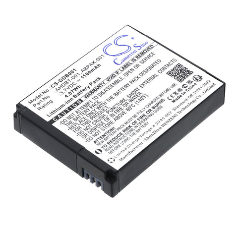 GoPro Hero Battery 3.7V 1100mAh - Compatible Replacement