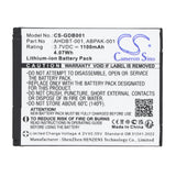 GoPro Hero Battery 3.7V 1100mAh - Compatible Replacement