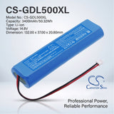 GODOX LC500R Battery 14.8V 3400mAh - Compatible Replacement